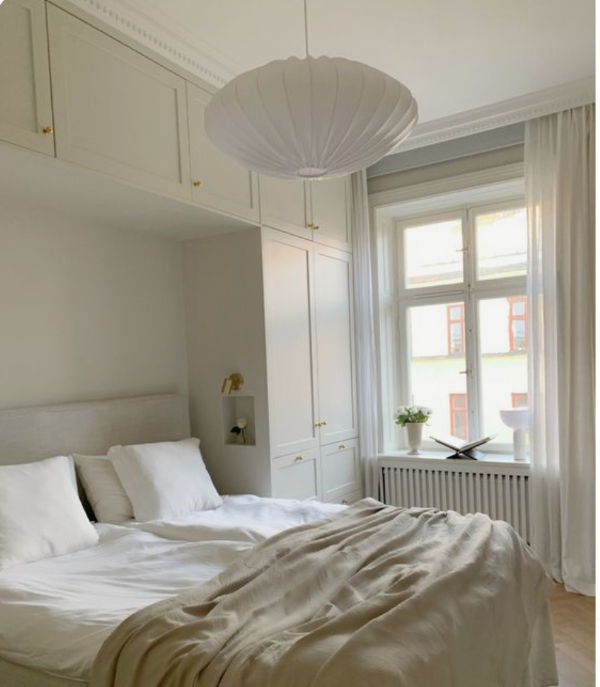 Installation af indbyggede Ikea pax garderobeskabe