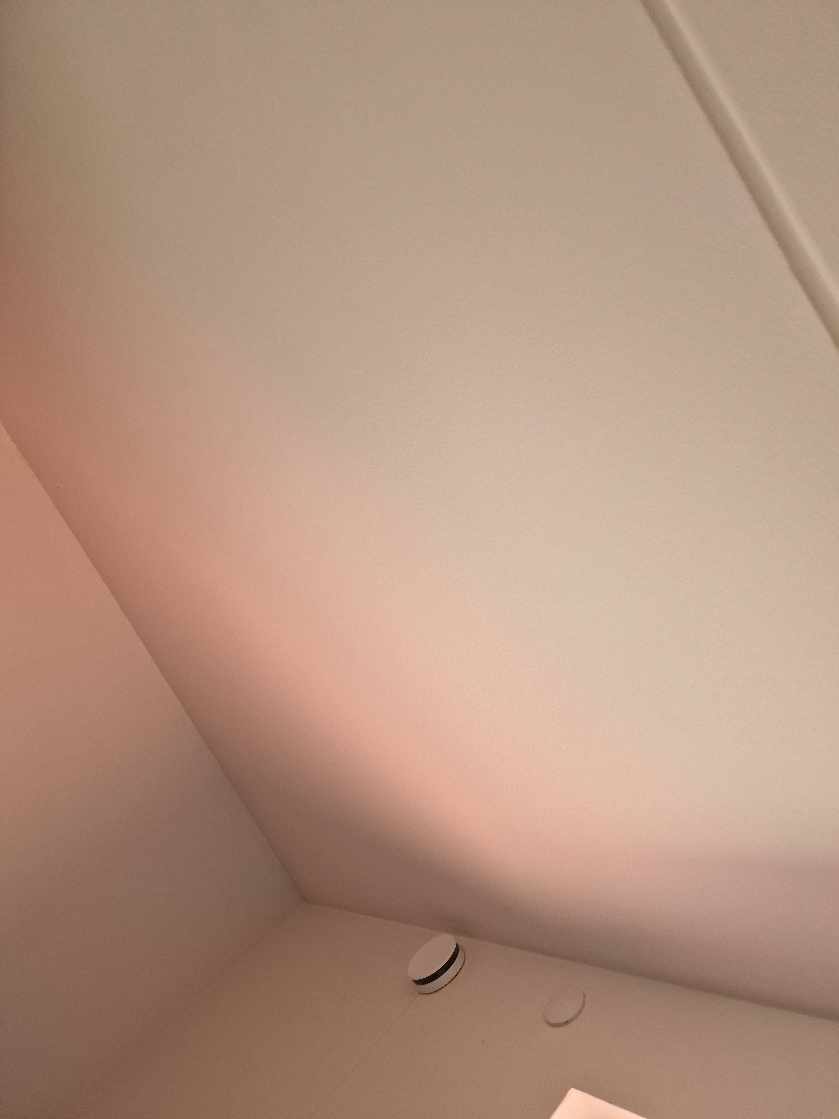 1 lampe opsætning i loft.