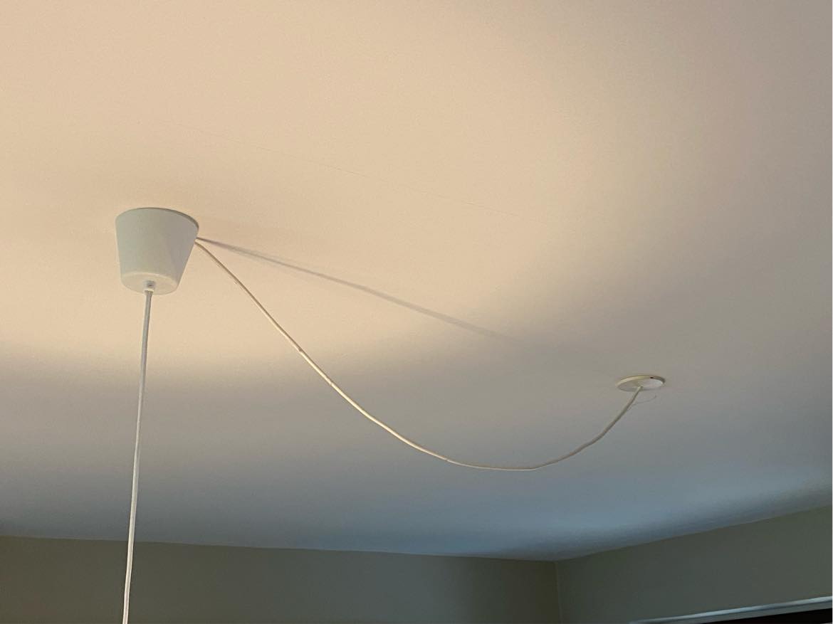 Ophæng og tilslutning af ny spisebordskampe