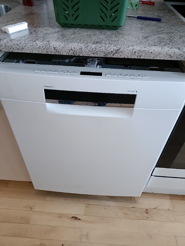 Installation af opvaskemaskine
