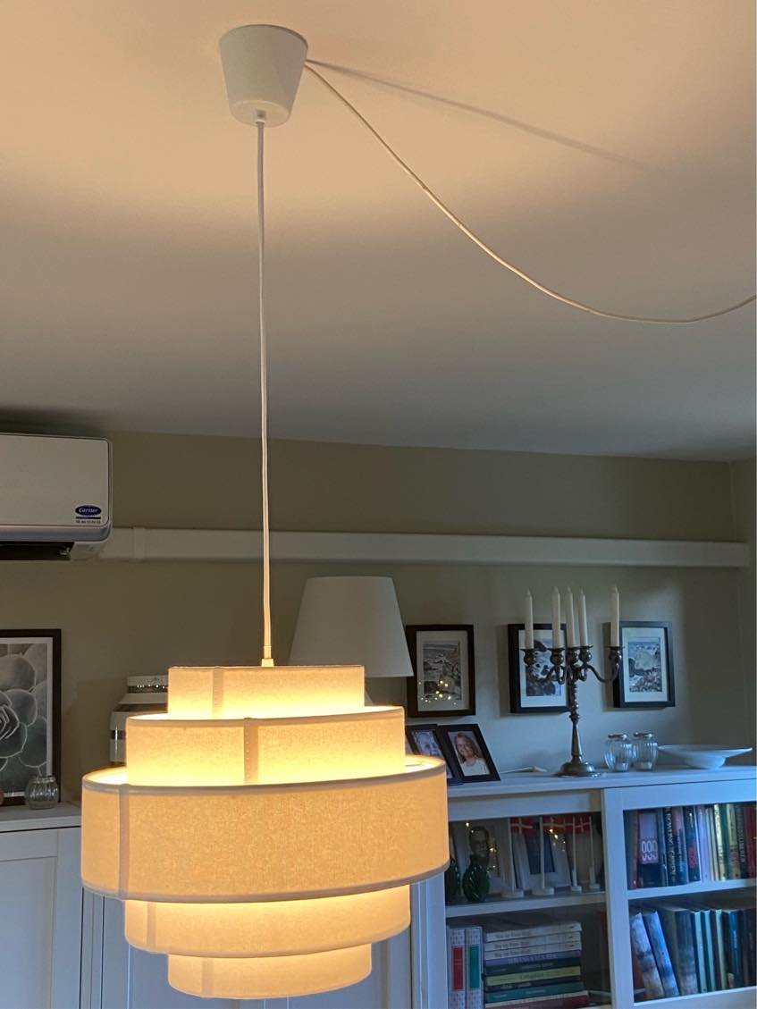 Ophæng og tilslutning af ny spisebordskampe